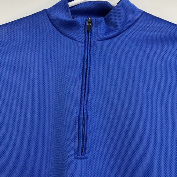 Nike ACG cobalt Blue Drifit Long Sleeve 1/4 zip baselayer shirt size  M - Picture 4 of 13